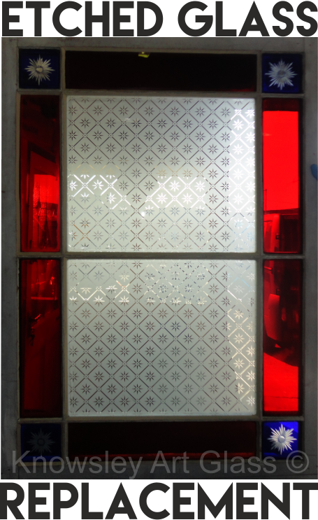etched glass window replacement