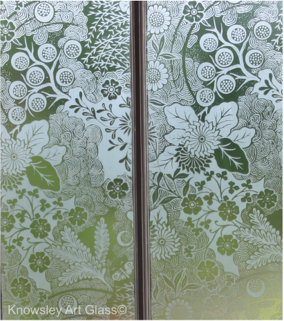 etched glass pattern
