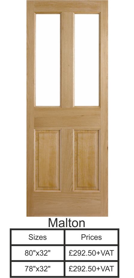LPD Oak Wood External Malton Door