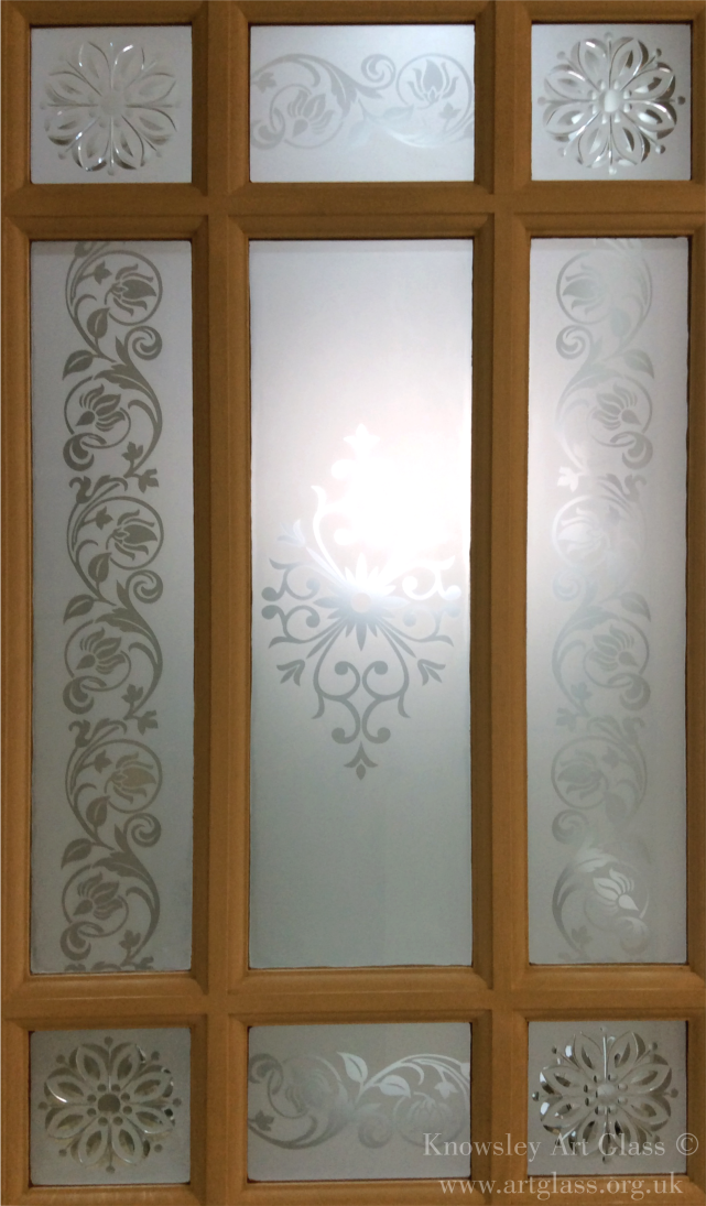 front door privacy glass