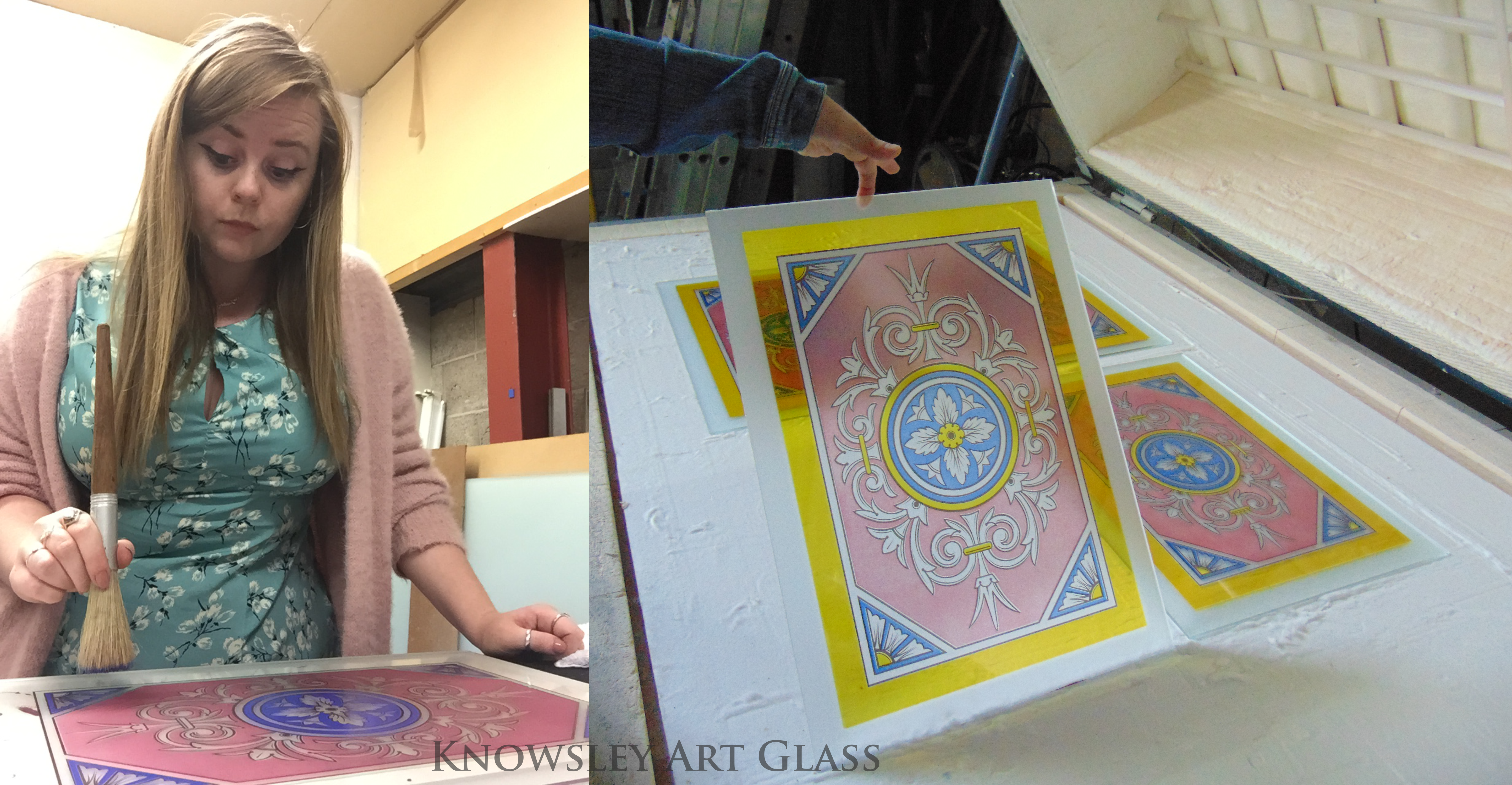 enamel glass made to order