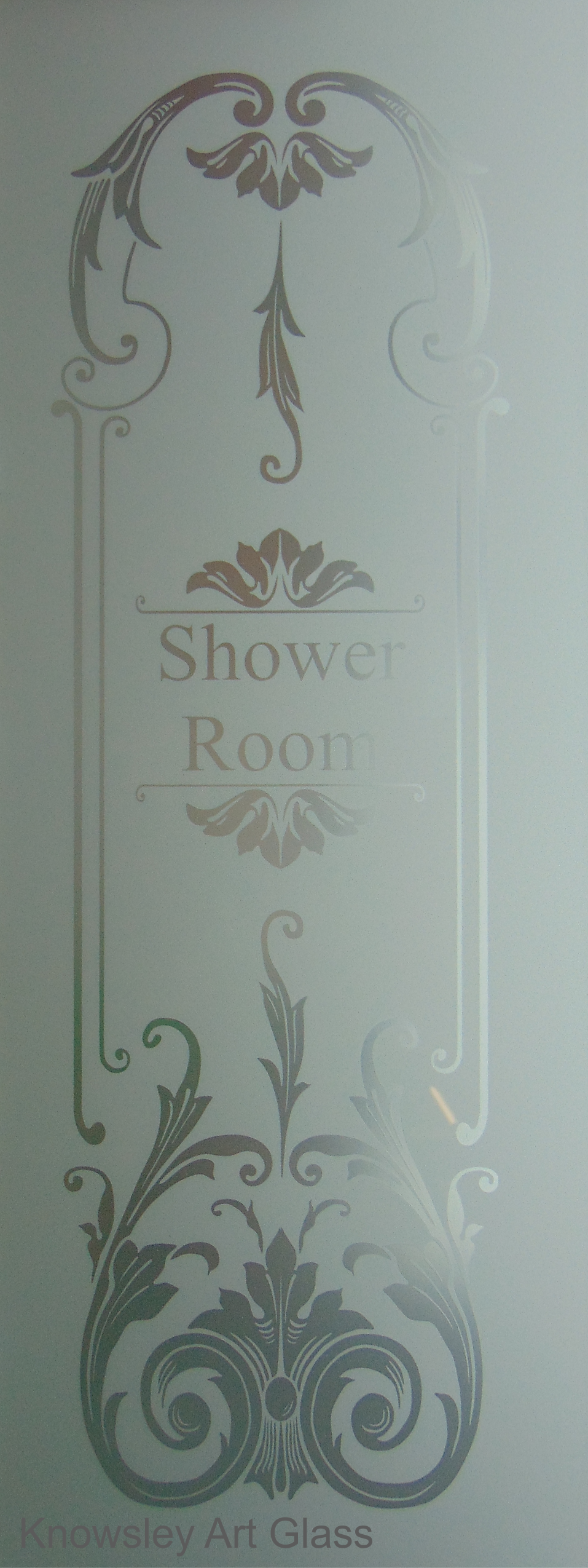 decorative acid etched design panel glass