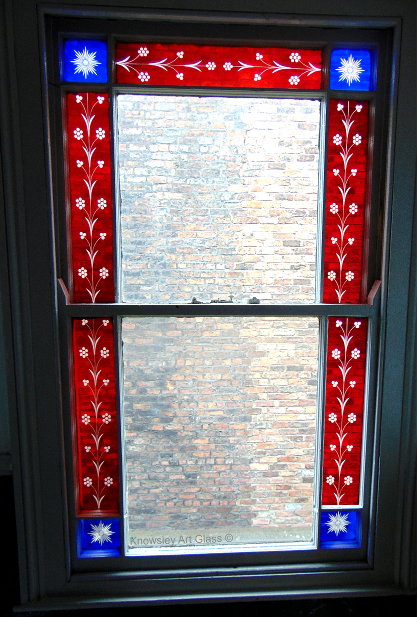 Brilliant Cut Glass Sash Windows