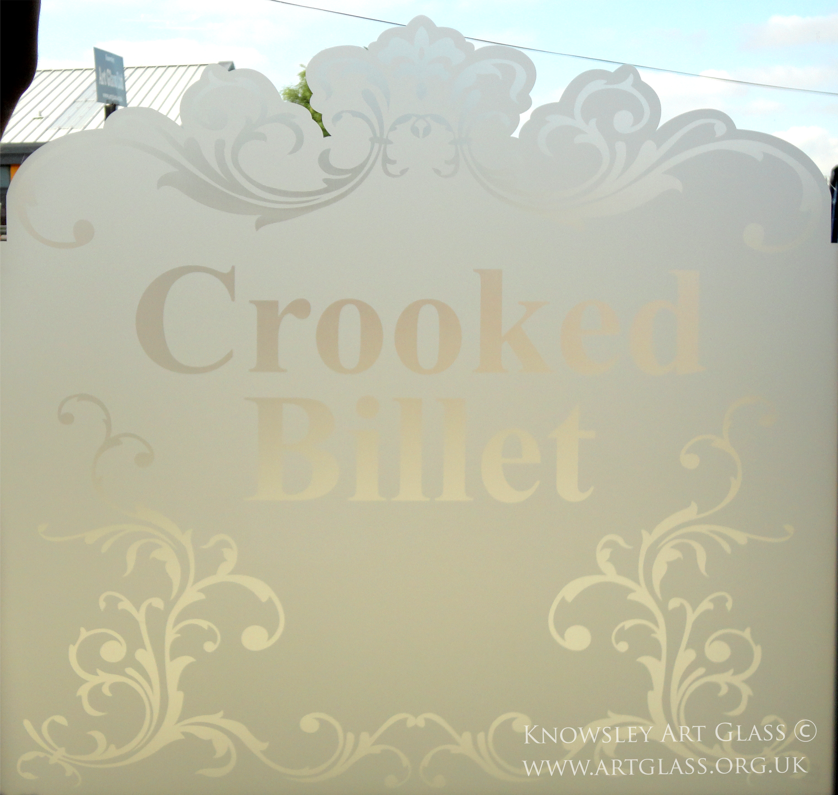replacing etched glass bespoke